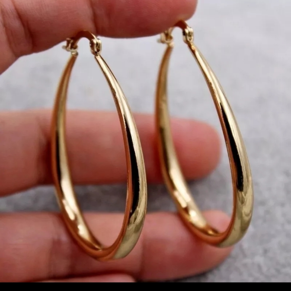 Gold Hoop Earrings